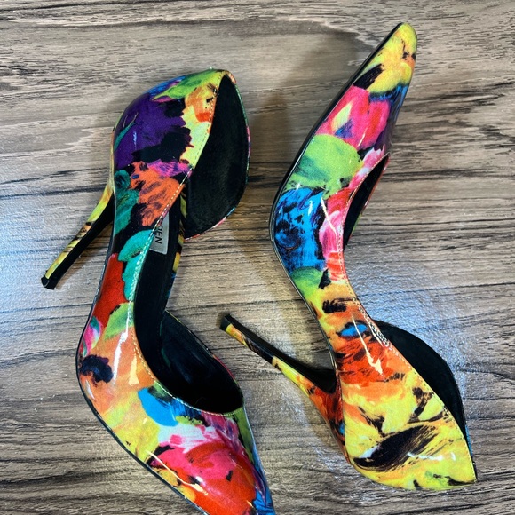 Steve‎ Madden Women's Groovi, Floral Multi Size 8 - Picture 9 of 15